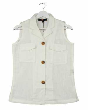 White Lapel Jacket from Fashion with Benefits