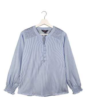 Sky Blue Ridge Top from Fashion with Benefits